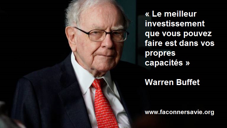 faconner sa vie 5 Règles inspirantes pour atteindre vos objectifs de vie coaching bien-être argent warren buffet investissement